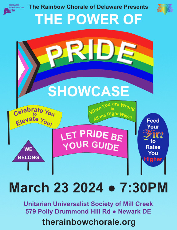 Power of Pride 3/23 7:30pm poster